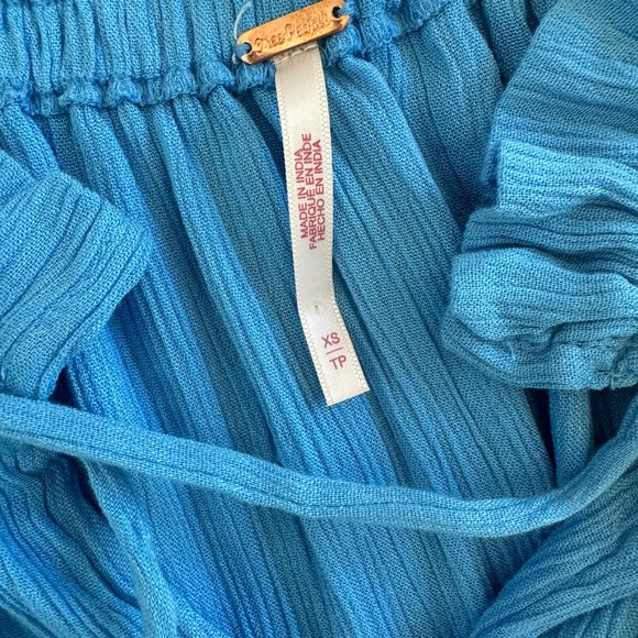 Free People Blue Boho Dress Size Extra Small - Picture 6 of 8